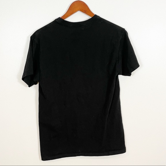 NIRVANA Graphic Concert Logo Band Tee Medium Black Yellow - Picture 3 of 4